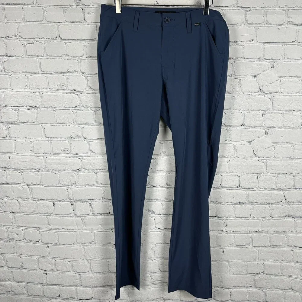 Travis Mathew Men's Majestic X Players Golf Pant,‎ W30 x L32, Blue Nights